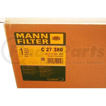 C27380 by MANN-HUMMEL FILTERS - Air Filter Element