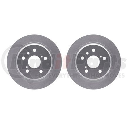 4002-76007 by DYNAMIC FRICTION COMPANY - Brake Rotors - GEOSPEC Coated