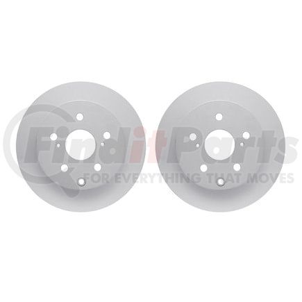 4002-76023 by DYNAMIC FRICTION COMPANY - Brake Rotors - GEOSPEC Coated