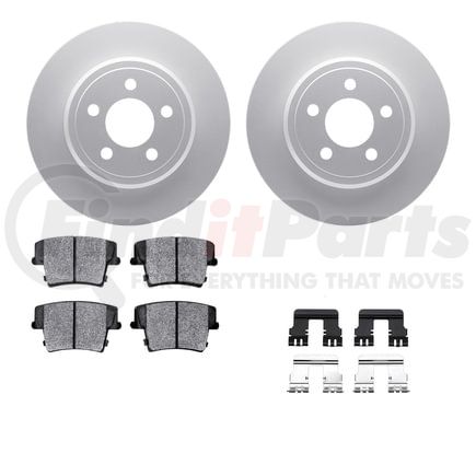 4212-39041 by DYNAMIC FRICTION COMPANY - GEOSPEC Coated Rotor- HD Brake Pad - Hardware