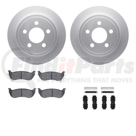 4212-42005 by DYNAMIC FRICTION COMPANY - GEOSPEC Coated Rotor- HD Brake Pad - Hardware