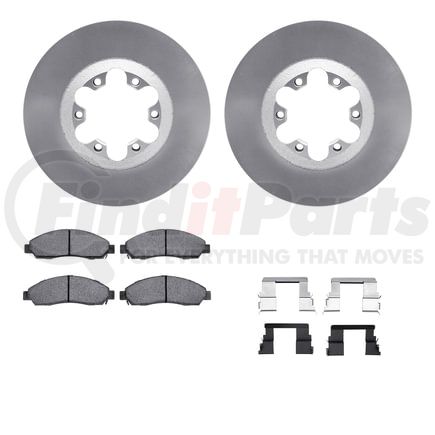 4212-48016 by DYNAMIC FRICTION COMPANY - GEOSPEC Coated Rotor- HD Brake Pad - Hardware