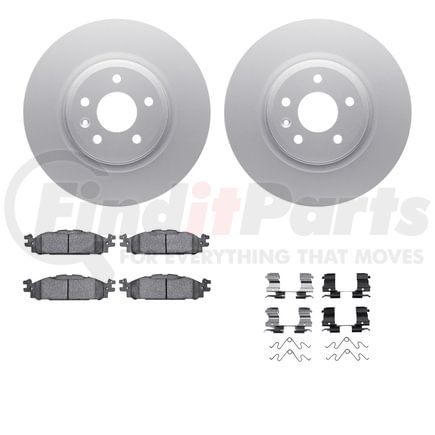 4212-54002 by DYNAMIC FRICTION COMPANY - GEOSPEC Coated Rotor- HD Brake Pad - Hardware