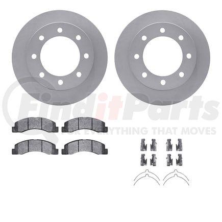 4212-99130 by DYNAMIC FRICTION COMPANY - GEOSPEC Coated Rotor- HD Brake Pad - Hardware