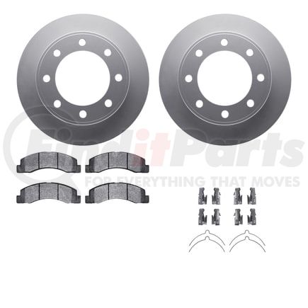 4212-99153 by DYNAMIC FRICTION COMPANY - GEOSPEC Coated Rotor- HD Brake Pad - Hardware