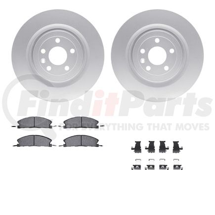 4212-99242 by DYNAMIC FRICTION COMPANY - GEOSPEC Coated Rotor- HD Brake Pad - Hardware