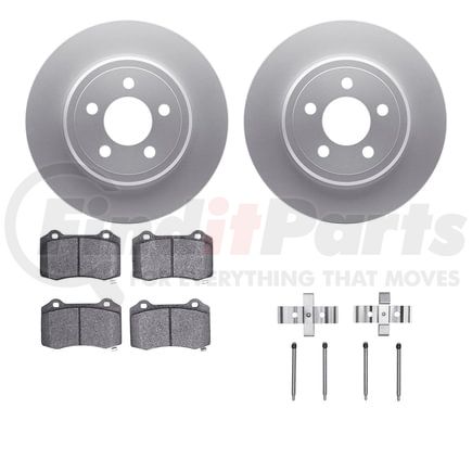 4412-39002 by DYNAMIC FRICTION COMPANY - GEOSPEC Coated Rotor- HD Brake Pad - Hardware