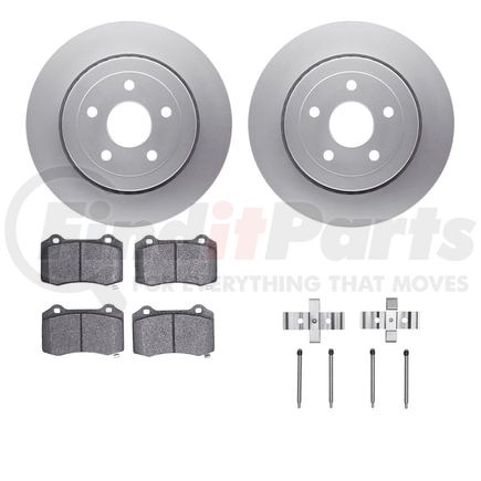 4412-42004 by DYNAMIC FRICTION COMPANY - GEOSPEC Coated Rotor- HD Brake Pad - Hardware