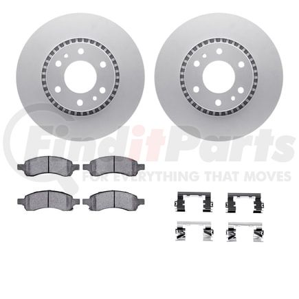4412-48021 by DYNAMIC FRICTION COMPANY - GEOSPEC Coated Rotor- HD Brake Pad - Hardware