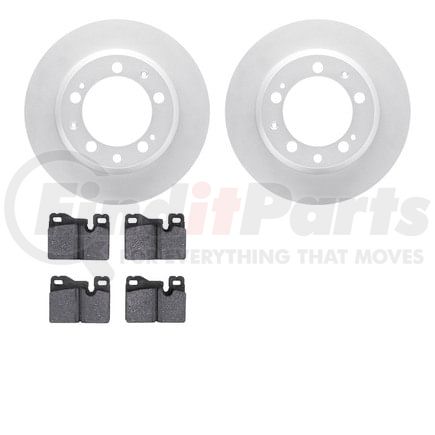 4502-02010 by DYNAMIC FRICTION COMPANY - GEOSPEC Rotors with 5000 Brake Pads