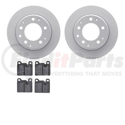 4502-02033 by DYNAMIC FRICTION COMPANY - GEOSPEC Rotors with 5000 Brake Pads