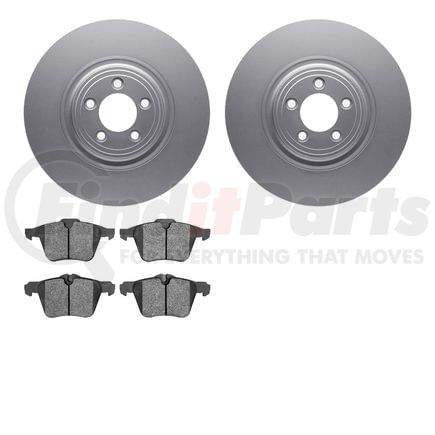 4502-20043 by DYNAMIC FRICTION COMPANY - GEOSPEC Rotors with 5000 Brake Pads