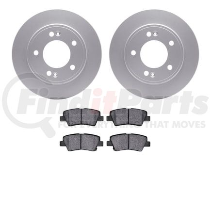 4502-21073 by DYNAMIC FRICTION COMPANY - GEOSPEC Rotors with 5000 Brake Pads