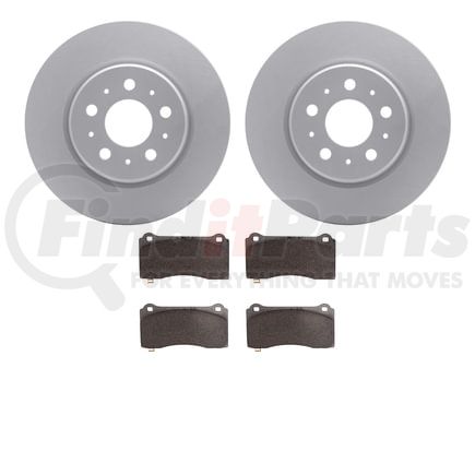 4502-26010 by DYNAMIC FRICTION COMPANY - GEOSPEC Rotors with 5000 Brake Pads