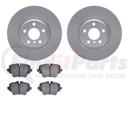 4502-31287 by DYNAMIC FRICTION COMPANY - GEOSPEC Rotors with 5000 Brake Pads