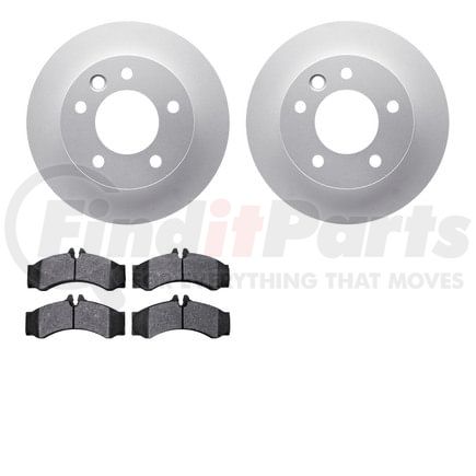 4502-40101 by DYNAMIC FRICTION COMPANY - GEOSPEC Rotors with 5000 Brake Pads