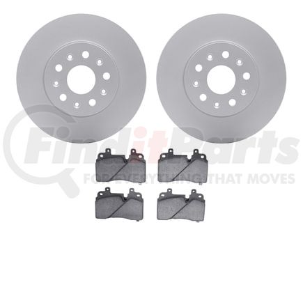 4502-46086 by DYNAMIC FRICTION COMPANY - Geospec Rotors with 5000 Advanced Brake Pads