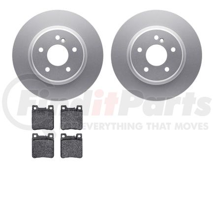 4502-63132 by DYNAMIC FRICTION COMPANY - GEOSPEC Rotors with 5000 Brake Pads