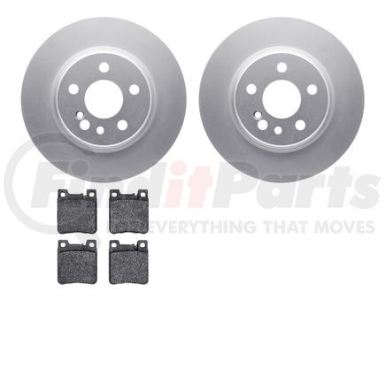 4502-63125 by DYNAMIC FRICTION COMPANY - GEOSPEC Rotors with 5000 Brake Pads