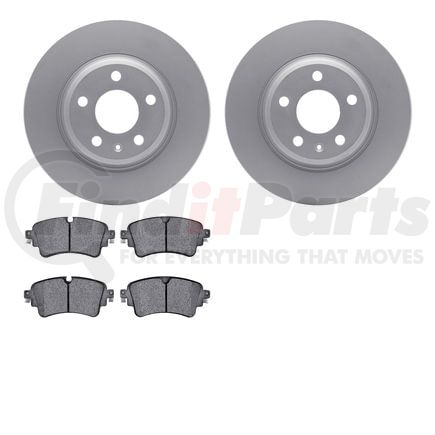 4502-73140 by DYNAMIC FRICTION COMPANY - GEOSPEC Rotors with 5000 Brake Pads