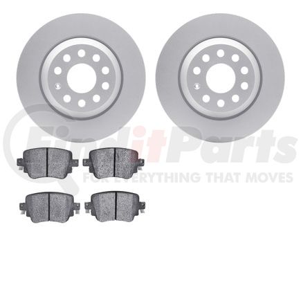 4502-73172 by DYNAMIC FRICTION COMPANY - GEOSPEC Rotors with 5000 Brake Pads