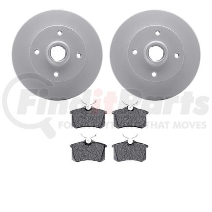 4502-74075 by DYNAMIC FRICTION COMPANY - GEOSPEC Rotors with 5000 Brake Pads