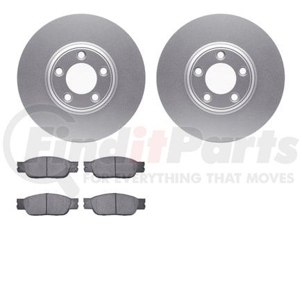 4502-99005 by DYNAMIC FRICTION COMPANY - GEOSPEC Rotors with 5000 Brake Pads