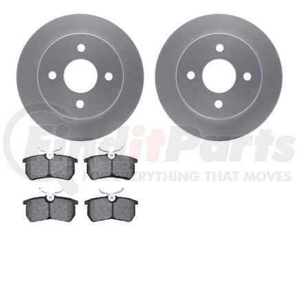 4502-99008 by DYNAMIC FRICTION COMPANY - GEOSPEC Rotors with 5000 Brake Pads