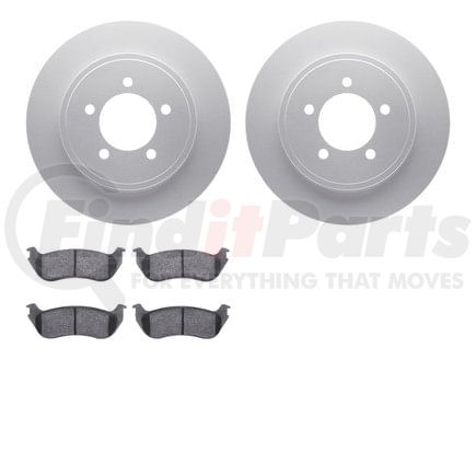 4502-99133 by DYNAMIC FRICTION COMPANY - GEOSPEC Rotors with 5000 Brake Pads