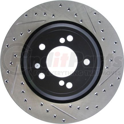 127.34054L by STOPTECH - StopTech Sport Drilled & Slotted Brake Rotor; Rear Left