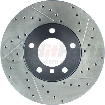 127.34055L by STOPTECH - StopTech Sport Drilled & Slotted Brake Rotor; Front Left