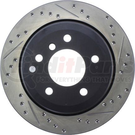 127.34056L by STOPTECH - StopTech Sport Drilled & Slotted Brake Rotor; Rear Left