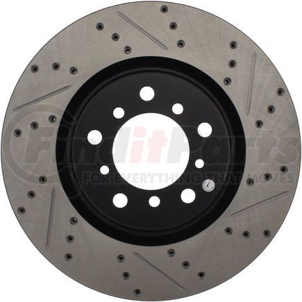 127.34058L by STOPTECH - StopTech Sport Drilled & Slotted Brake Rotor; Front Left