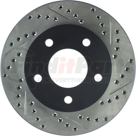 127.62017L by STOPTECH - StopTech Sport Drilled & Slotted Brake Rotor; Front Left