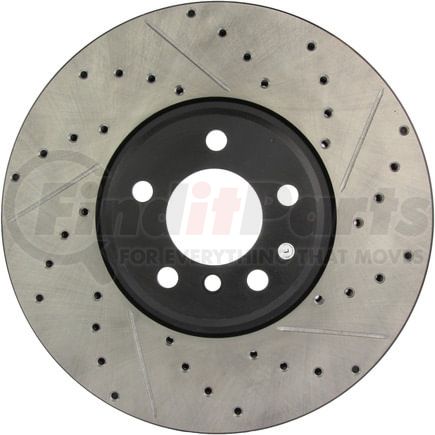 127.34060L by STOPTECH - StopTech Sport Drilled & Slotted Brake Rotor; Front Left