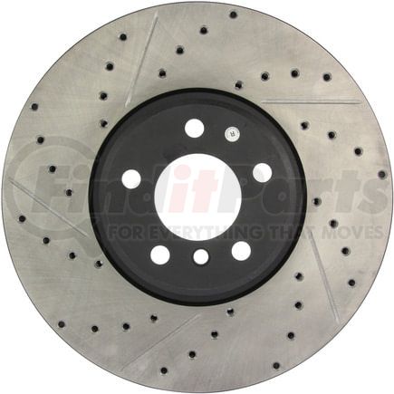 127.34060R by STOPTECH - StopTech Sport Drilled & Slotted Brake Rotor; Front Right