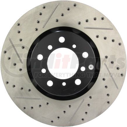 127.34063R by STOPTECH - StopTech Sport Drilled & Slotted Brake Rotor; Front Right