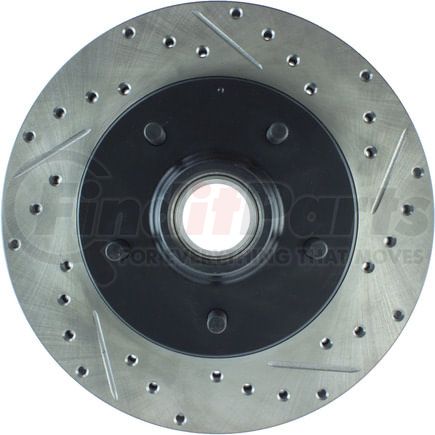 127.62035L by STOPTECH - Sport Drilled & Slotted Brake Rotor, Front Left