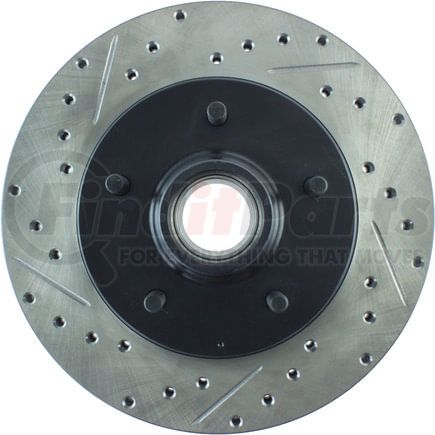 127.62035R by STOPTECH - Sport Drilled & Slotted Brake Rotor, Front Right