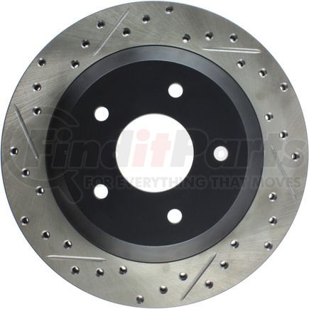 127.62040R by STOPTECH - StopTech Sport Drilled & Slotted Brake Rotor; Front Right