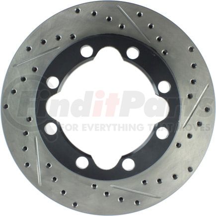 127.62042CL by STOPTECH - Sport Cryo Drilled & Slotted Brake Rotor, Front Left