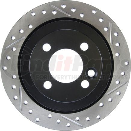 127.34066L by STOPTECH - StopTech Sport Drilled & Slotted Brake Rotor; Rear Left