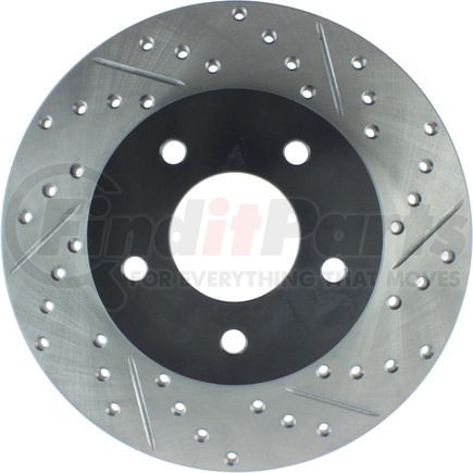 127.62045L by STOPTECH - StopTech Sport Drilled & Slotted Brake Rotor; Rear Left