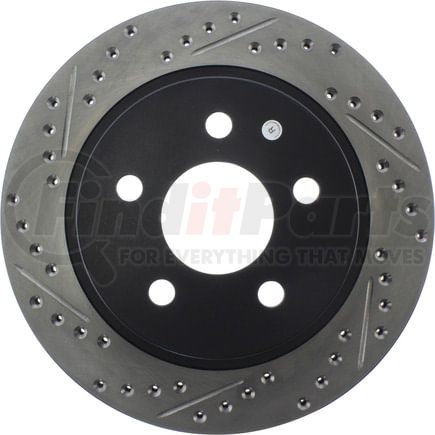 127.62049CR by STOPTECH - Sport Cryo Drilled & Slotted Brake Rotor, Rear Right