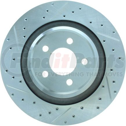 227.63064R by STOPTECH - StopTech Select Sport Drilled and Slotted Brake Rotor; Rear Right