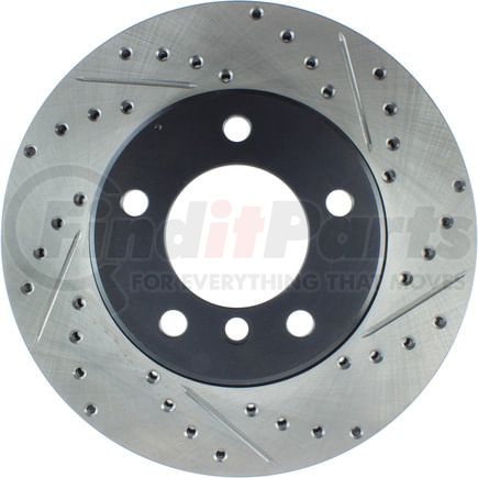 127.34073L by STOPTECH - StopTech Sport Drilled & Slotted Brake Rotor; Front Left
