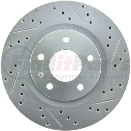 227.63067L by STOPTECH - StopTech Select Sport Drilled and Slotted Brake Rotor; Front Left
