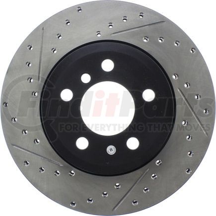 127.34075R by STOPTECH - StopTech Sport Drilled & Slotted Brake Rotor; Front Right