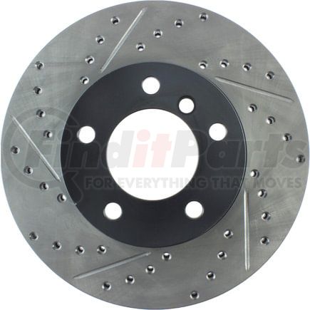 StopTech 127.34077R Disc Brake Rotor StopTech Sport Drilled & Slotted Brake Rotor; Front Right