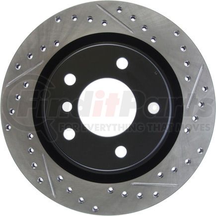 127.34078CL by STOPTECH - StopTech Sport Cryo Drilled & Slotted Brake Rotor; Rear Left